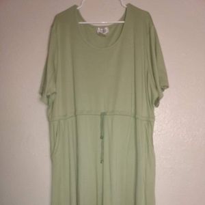 Comfort Knit Lounge Dress with Drawstring Waist